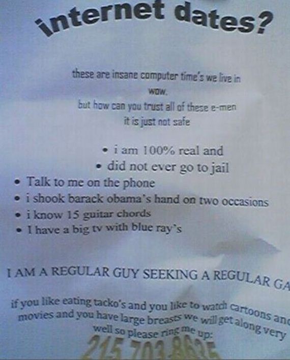 Offline Dating Flyer